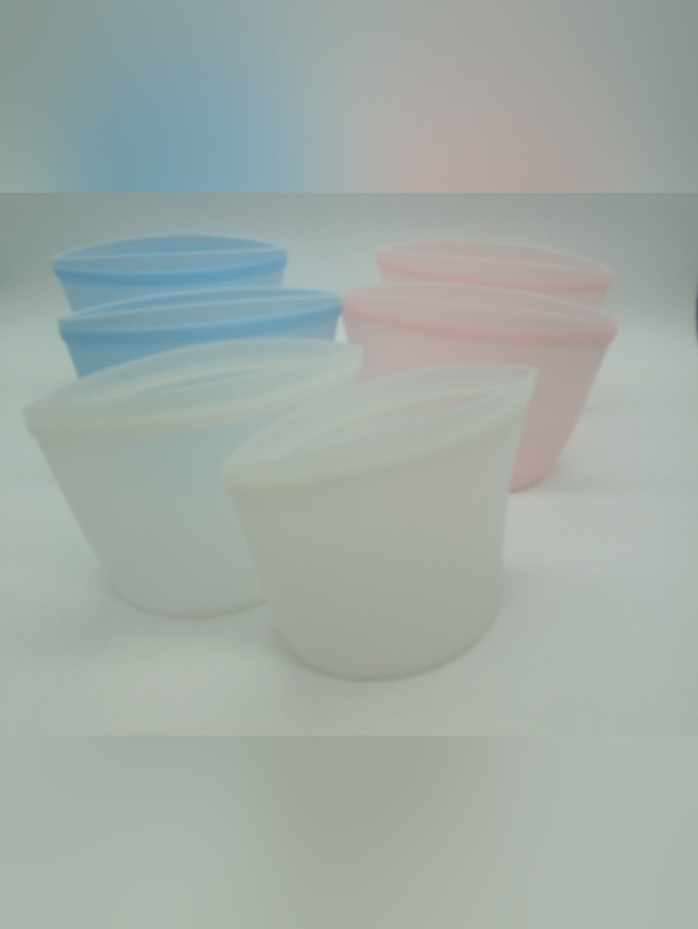 Set of Silicone Food Storage Bag Sets 500ml/17oz   Set Of 2 Each